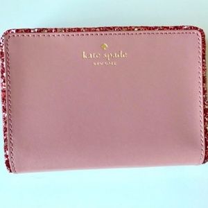 Kate Spade Dusty Peony Pink Bifold Tellie Wallet